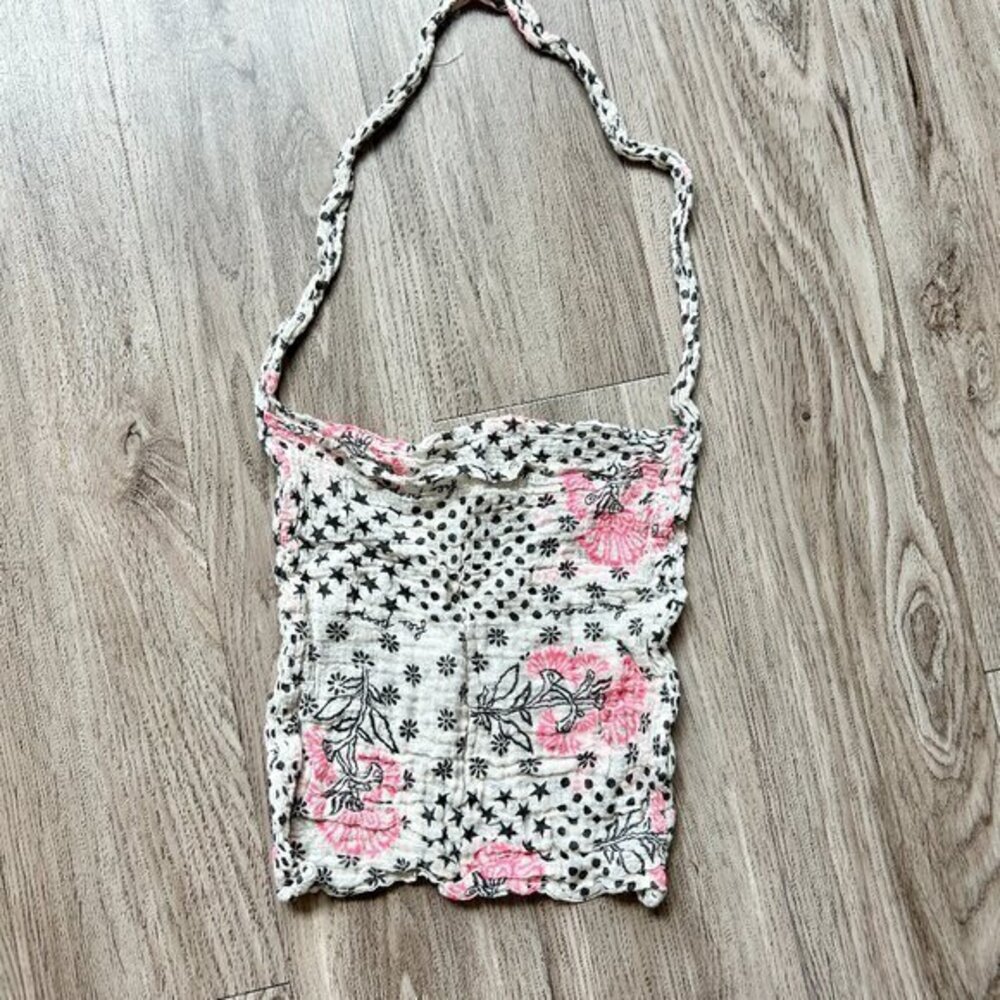 Free People Linen Boho Market Shopping Tote